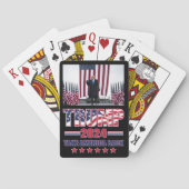 Trump 2024 Haal Amerika terug Pokerkaarten (Achterkant)