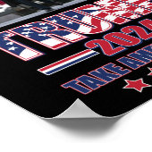 Trump 2024 Haal Amerika terug Poster (Hoek)