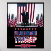 Trump 2024 Haal Amerika terug Poster (Voorkant)