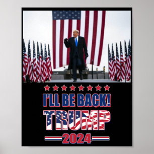 Trump 2024 Haal Amerika terug Poster