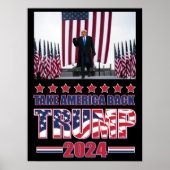Trump 2024 Haal Amerika terug Poster (Voorkant)