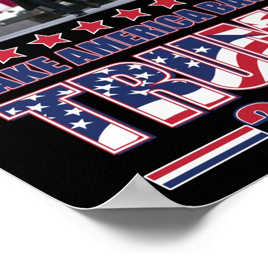 Trump 2024 Haal Amerika terug Poster (Hoek)