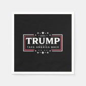 Trump 2024 Haal Amerika terug Servet (Voorkant)