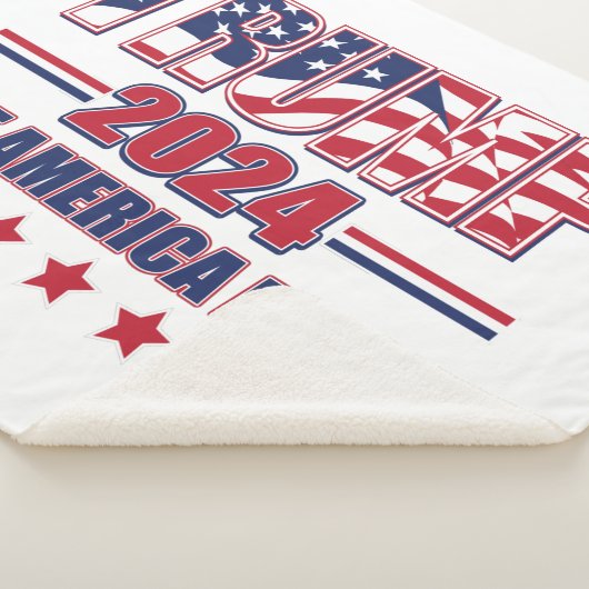 Trump 2024 Haal Amerika terug Sherpa Deken (3/4)