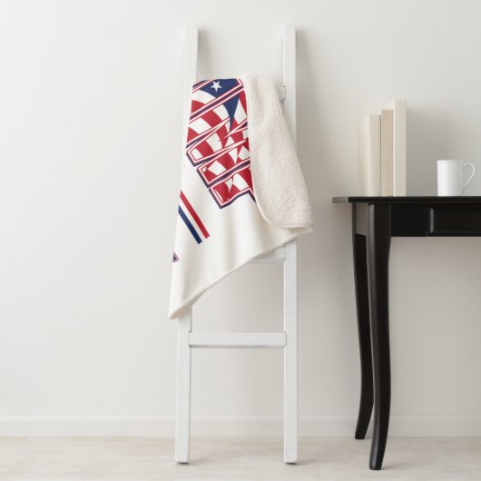 Trump 2024 Haal Amerika terug Sherpa Deken (In situ)