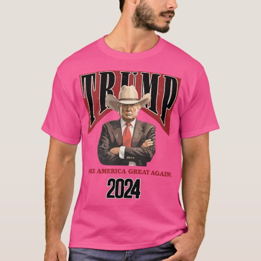 Trump 2024 Haal Amerika terug T-shirt (Voorkant)