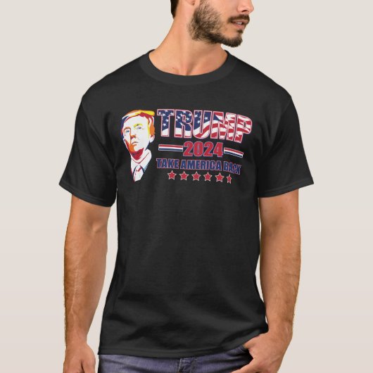 Trump 2024 Haal Amerika terug T-shirt (Voorkant)
