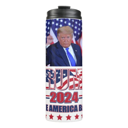 Trump 2024 Haal Amerika terug Thermosbeker (Voorkant)