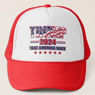 Trump 2024 Haal Amerika terug Trucker Pet