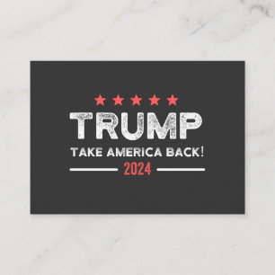 Trump 2024 Haal Amerika terug Visitekaartje