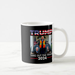 Trump 2024 Haal het Afval Weg Grappige Trump Vuiln Koffiemok