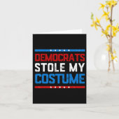 Trump 2024 Halloween Kostuum1 Kaart (Gele Bloem)