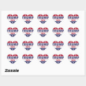 Trump 2024 hart sticker (Vel)
