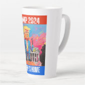 TRUMP 2024 HET HUIS VAN PAPA LATTE MOK (Rechterhoek)