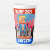 TRUMP 2024 HET HUIS VAN PAPA LATTE MOK (Voorkant)