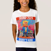 TRUMP 2024 HET HUIS VAN PAPA T-SHIRT (Voorkant)
