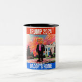TRUMP 2024 HET HUIS VAN PAPA TWEEKLEURIGE KOFFIEMOK (Center)