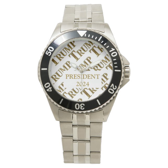 TRUMP 2024 HORLOGE (Voorkant)