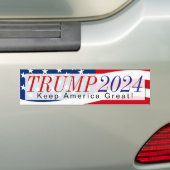 Trump 2024 Houd Amerika groot #KAG Bumpersticker (Op auto)