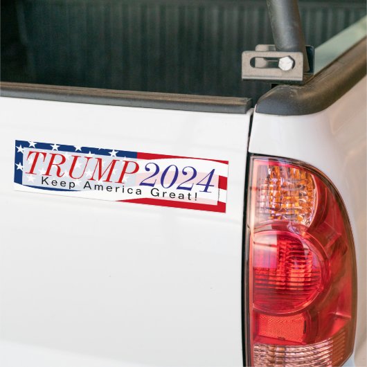 Trump 2024 Houd Amerika groot #KAG Bumpersticker (Op Truck)