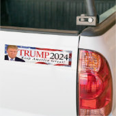 Trump 2024 Houd Amerika Grote Bumpersticker (Op Truck)