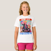 TRUMP 2024 HOUDT AMERIKA OP DE EERSTE PLAATS T-SHIRT (Voorkant volledig)