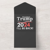 TRUMP 2024 - IK BEN TERUG! ALL IN ONE UITNODIGING (Binnen)