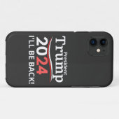 TRUMP 2024 - IK BEN TERUG! Case-Mate iPhone CASE (Achterkant (horizontaal))