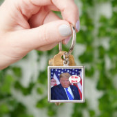 Trump 2024 ik ben terug sleutelhanger (Hand)