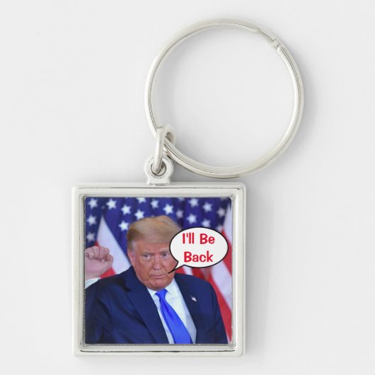 Trump 2024 ik ben terug sleutelhanger (Voorkant)