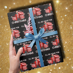 Trump 2024: ik ben thuis voor de kerst cadeaupapier