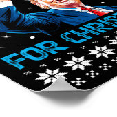 Trump 2024 Ik ben thuis voor kerstmis Poster (Hoek)