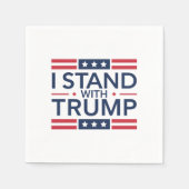 Trump 2024 Ik sta achter het Trump Support Preside Servet (Voorkant)