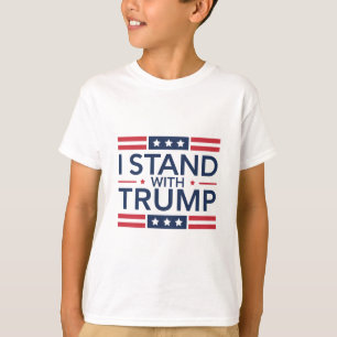 Trump 2024 Ik sta achter het Trump Support Preside T-shirt