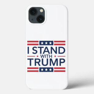Trump 2024 Ik sta achter Trump steun president  Case-Mate iPhone Case