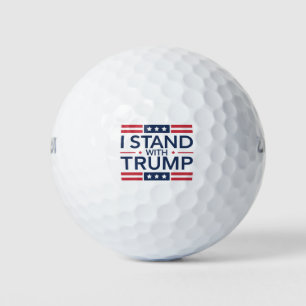 Trump 2024 Ik sta achter Trump steun president Golfballen