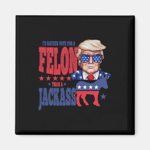 Trump 2024 Ik stem liever op een misdadiger dan op Magneet