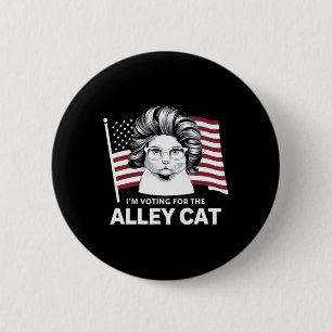 Trump 2024 Ik Stem Op De Zwerfkat Republikein Ronde Button 5,7 Cm