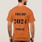 Trump 2024 Inmate T-shirt (Achterkant)