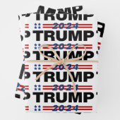 Trump 2024 inpakpapier vel (In situ)
