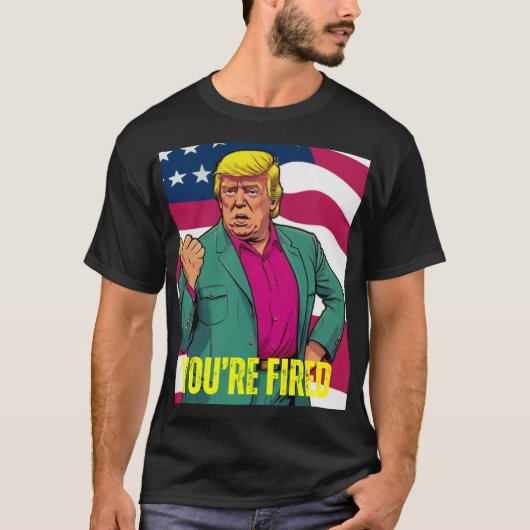 TRUMP 2024 - JE BENT ONTSLAGEN T-SHIRT (Voorkant)