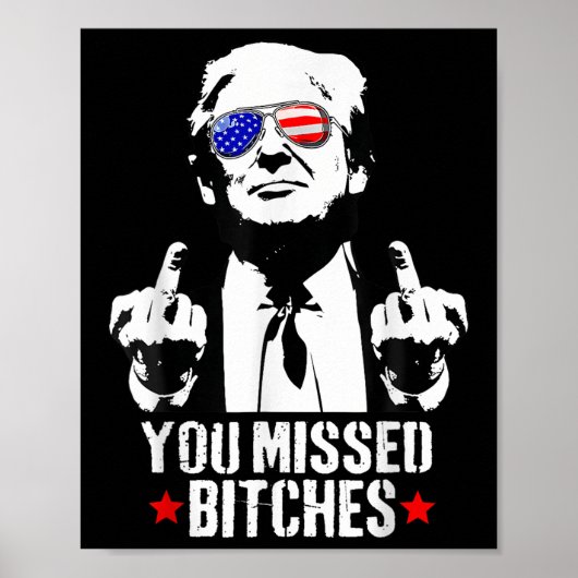 Trump 2024 - Je hebt het gemist Poster (Voorkant)