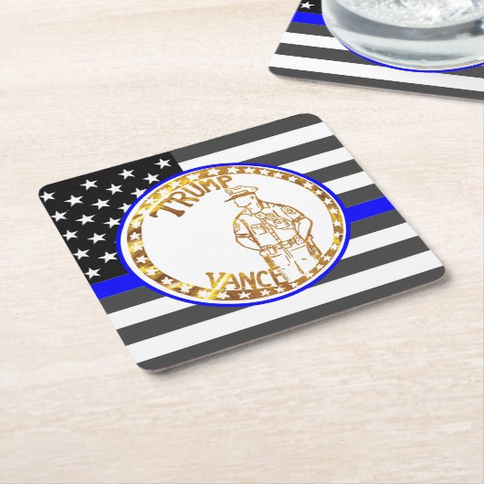 TRUMP 2024 KARTONNEN ONDERZETTERS (Schuin)
