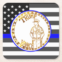 TRUMP 2024 KARTONNEN ONDERZETTERS