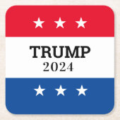 Trump 2024 kartonnen onderzetters (Voorkant)