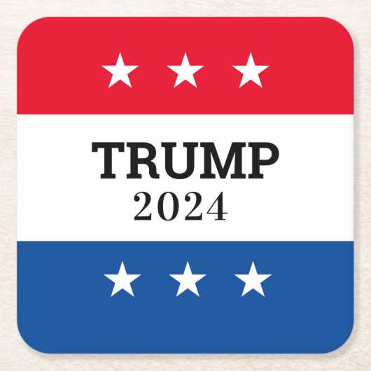 Trump 2024 kartonnen onderzetters (Voorkant)