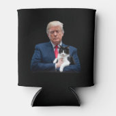 Trump 2024 Kat MAGA Grappige Trump Kat Blikjeskoeler (Voorkant)