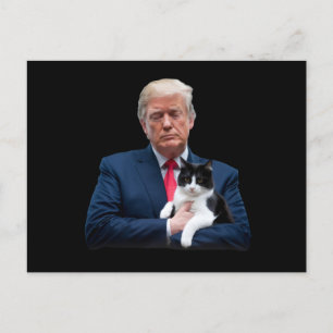 Trump 2024 Kat MAGA Grappige Trump Kat Briefkaart