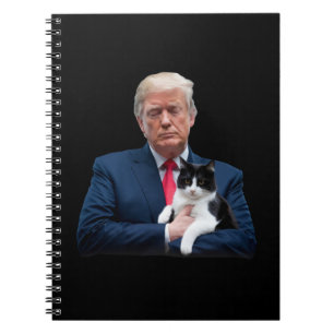 Trump 2024 Kat MAGA Grappige Trump Kat Notitieboek