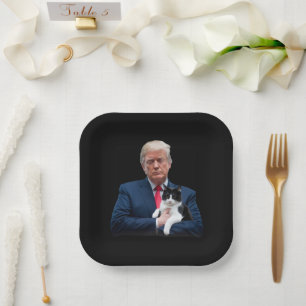 Trump 2024 Kat MAGA Grappige Trump Kat Papieren Bordje